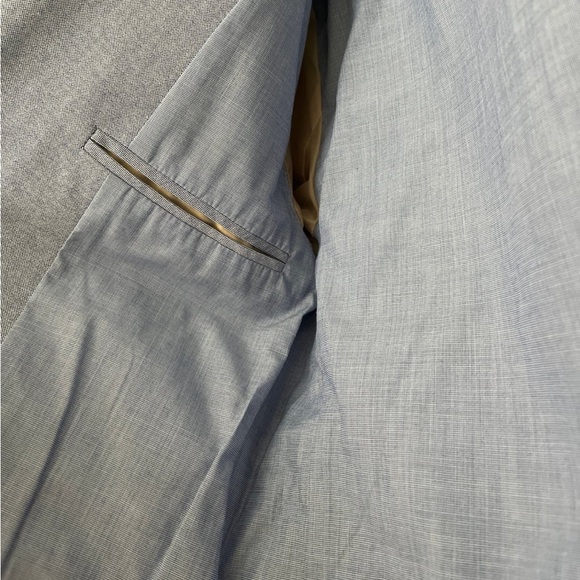 J Crew Thompson Blazer and Suit Pant Boys 14 in Cloudy Blue Oxford - Picture 4 of 10